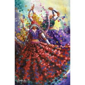 Bandah Ali, 24 x 36 Inch, Acrylic on Canvas, Figurative-Painting, AC-BNA-112